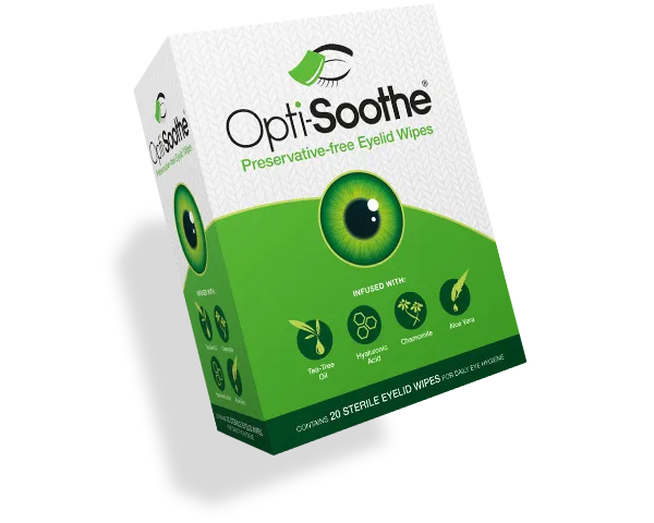 Opti-Soothe® Preservative-Free Eyelid Wipes