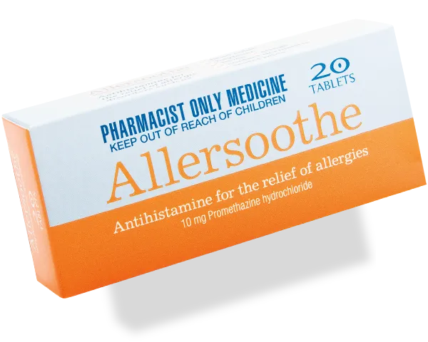 Allersoothe® Antihistamine tablets for the relief of allergies and allergic conditions