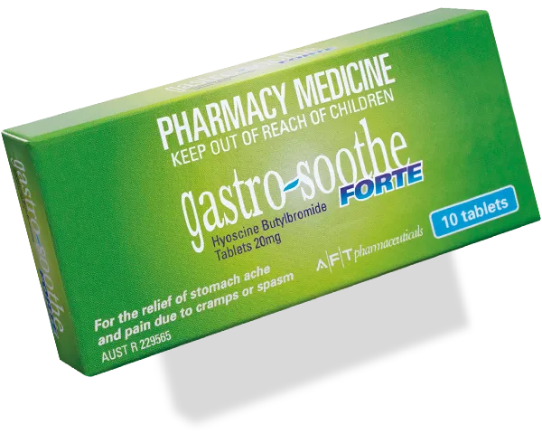 Gastro-Soothe® Forte - relief of stomach ache and pain due to cramps or spasm.